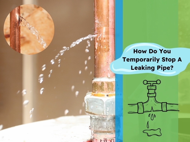 A continuously leaking pipe with water dripping, highlighting the need to stop leaking pipe before further damage occurs.